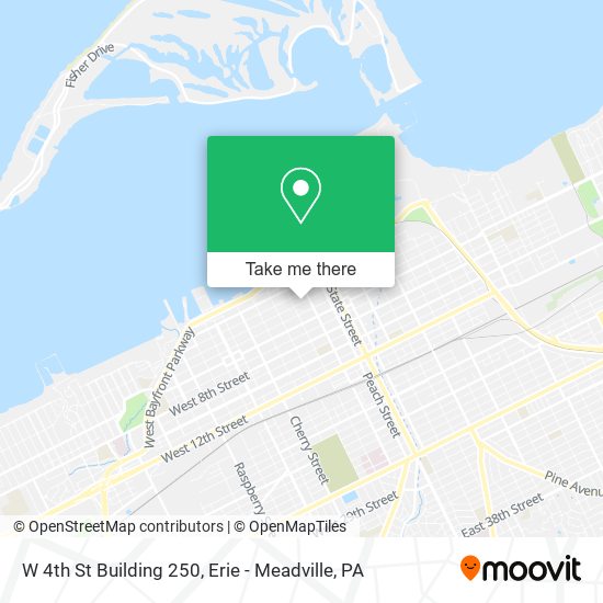 W 4th St Building 250 map