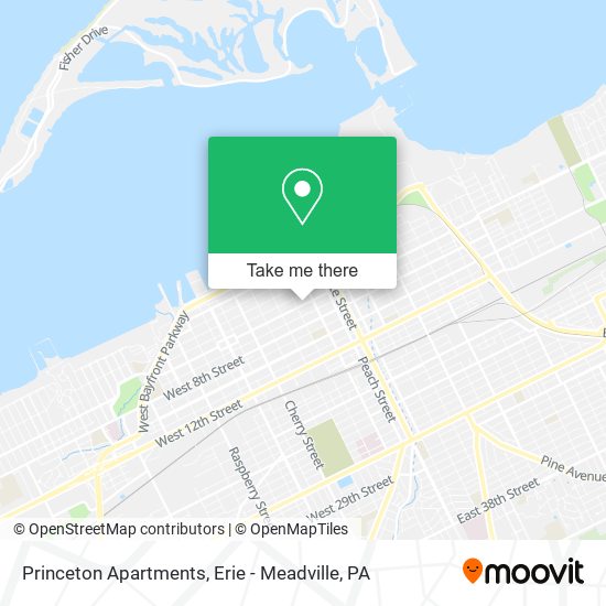 Mapa de Princeton Apartments