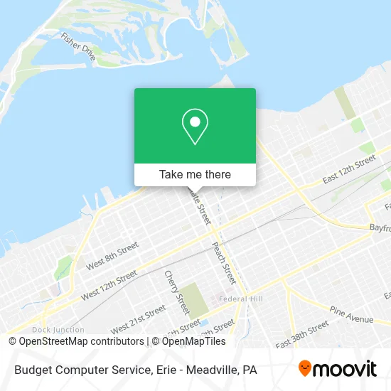 Budget Computer Service map