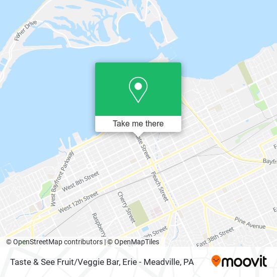 Taste & See Fruit/Veggie Bar map