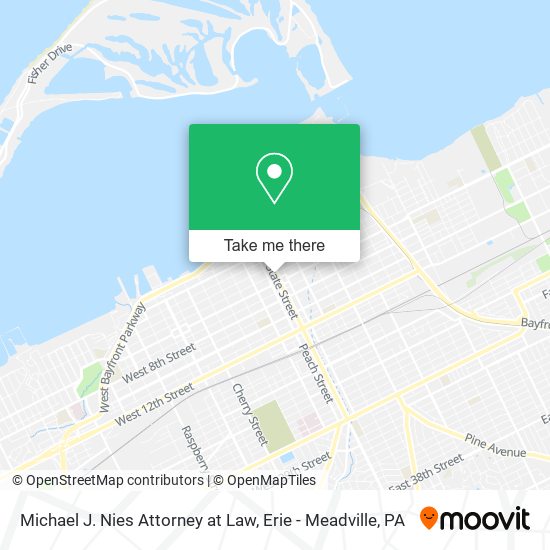 Michael J. Nies Attorney at Law map