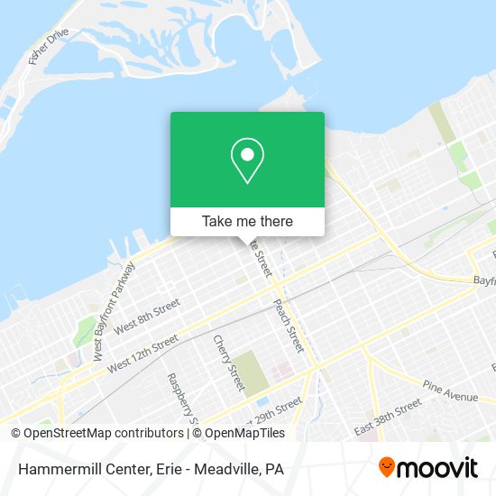 Hammermill Center map