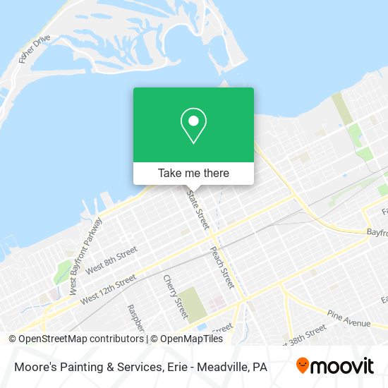 Mapa de Moore's Painting & Services
