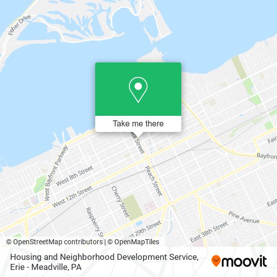 Housing and Neighborhood Development Service map