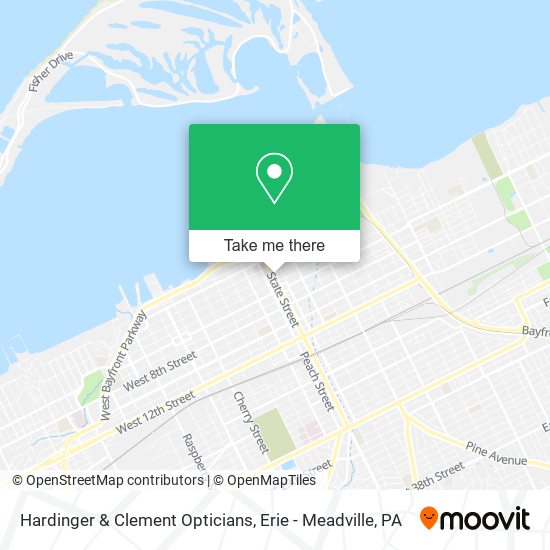 Hardinger & Clement Opticians map