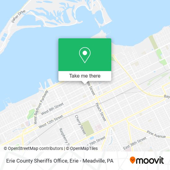 Mapa de Erie County Sheriffs Office