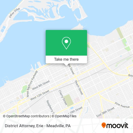 District Attorney map