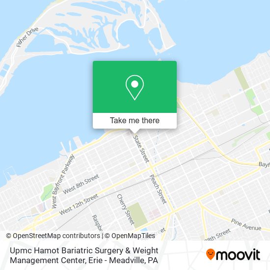 Upmc Hamot Bariatric Surgery & Weight Management Center map