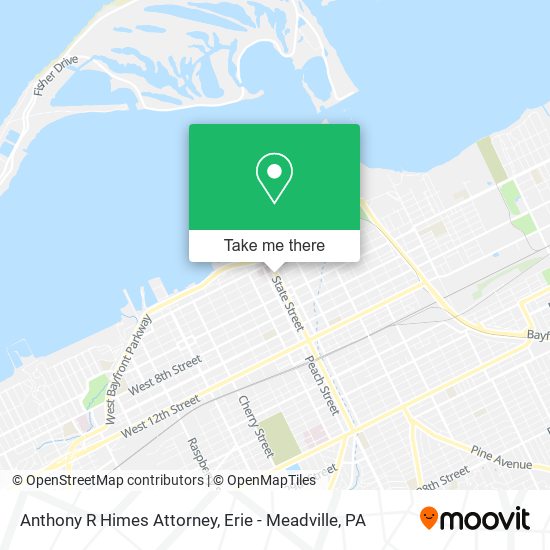 Anthony R Himes Attorney map