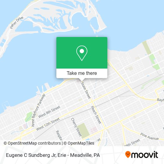 Eugene C Sundberg Jr map