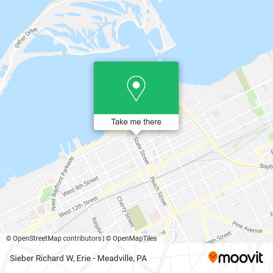 Sieber Richard W map