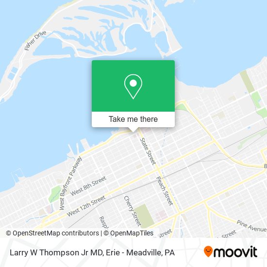 Larry W Thompson Jr MD map