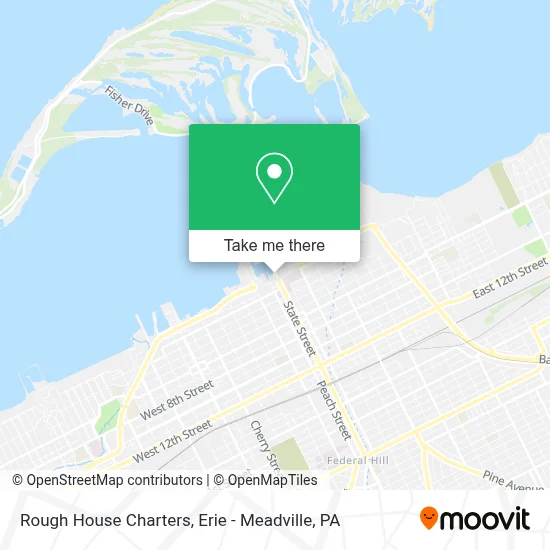 Rough House Charters map