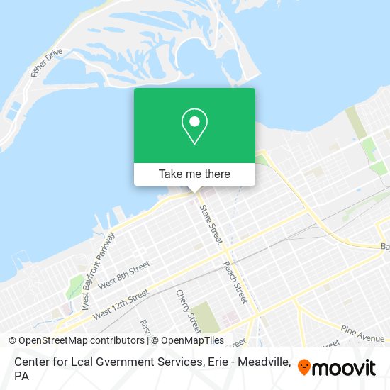 Center for Lcal Gvernment Services map