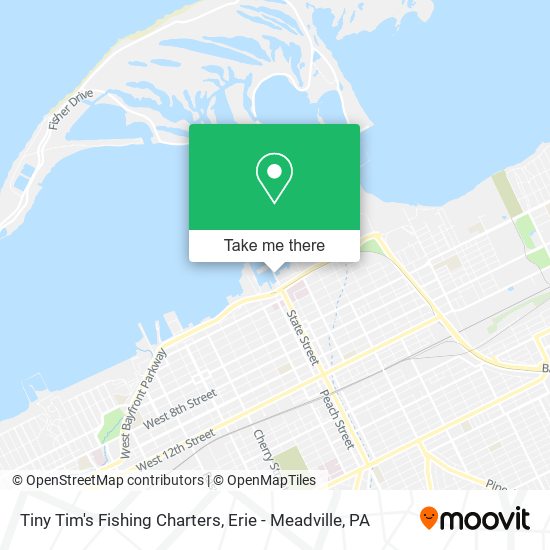 Tiny Tim's Fishing Charters map