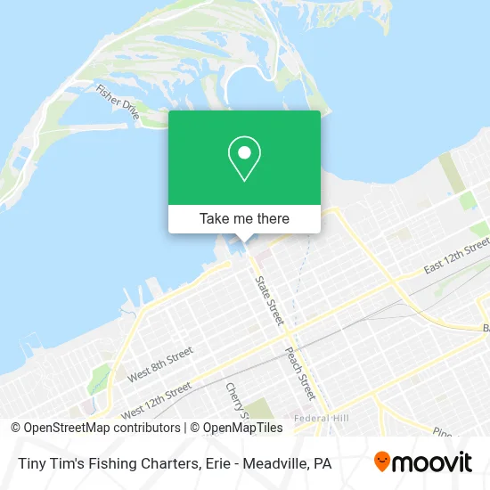 Tiny Tim's Fishing Charters map