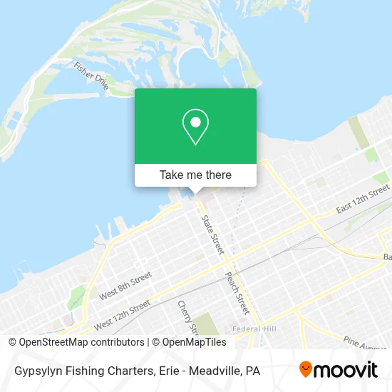 Gypsylyn Fishing Charters map