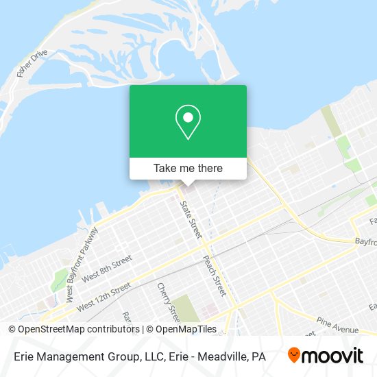 Mapa de Erie Management Group, LLC
