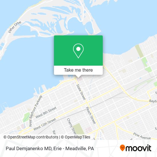 Paul Demjanenko MD map