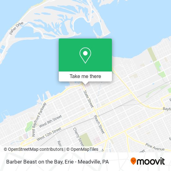 Barber Beast on the Bay map