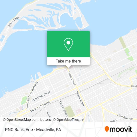 PNC Bank map