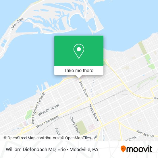 William Diefenbach MD map