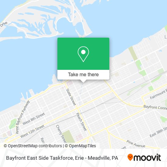 Bayfront East Side Taskforce map