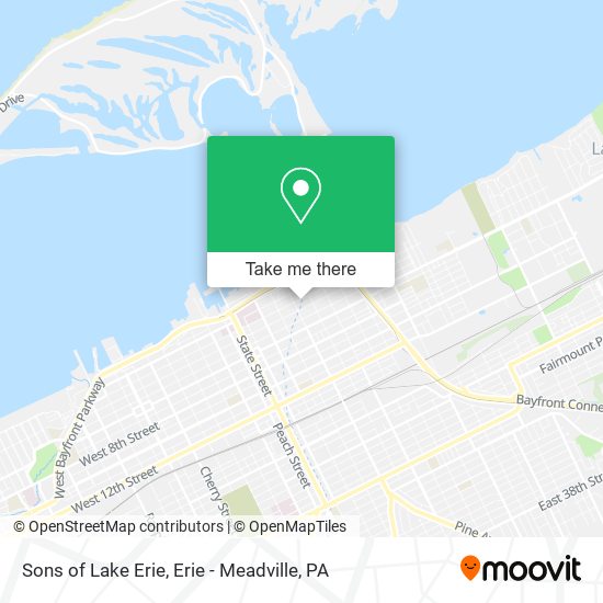 Sons of Lake Erie map