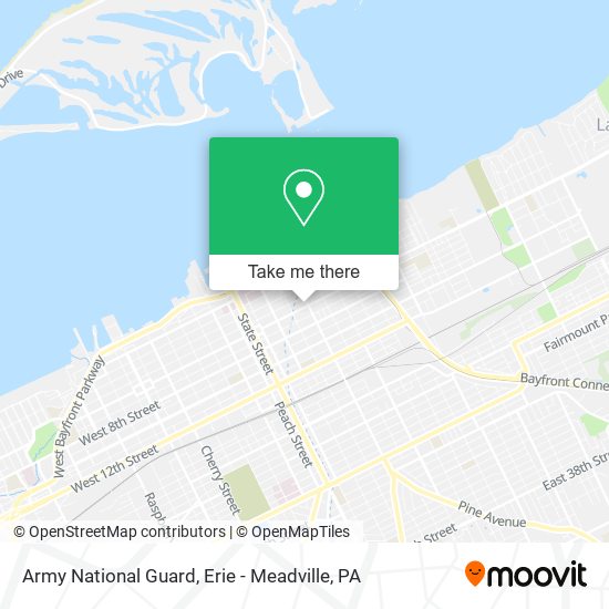 Mapa de Army National Guard