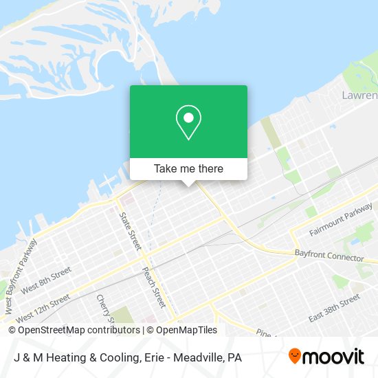 Mapa de J & M Heating & Cooling