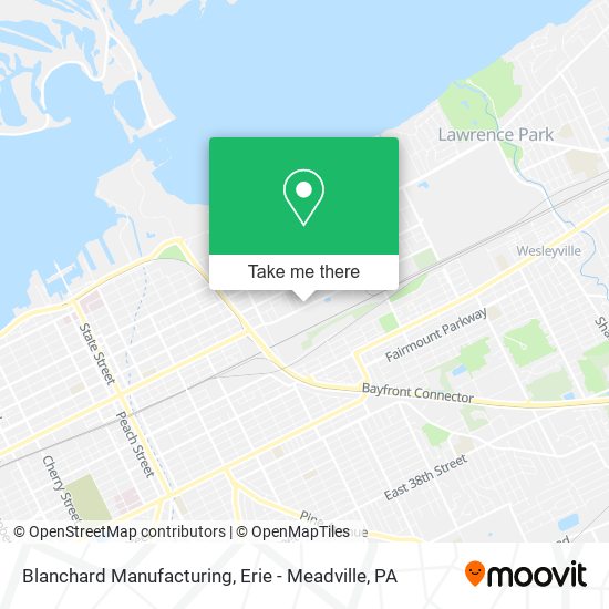 Blanchard Manufacturing map