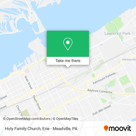 Holy Family Church map