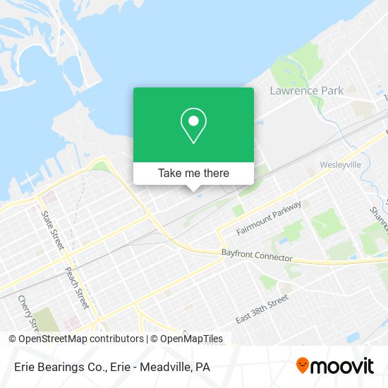 Erie Bearings Co. map