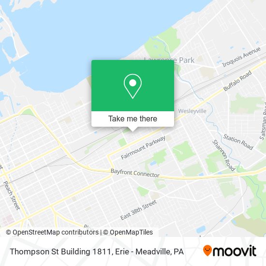 Thompson St Building 1811 map