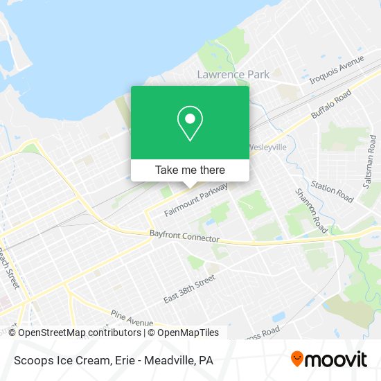 Scoops Ice Cream map