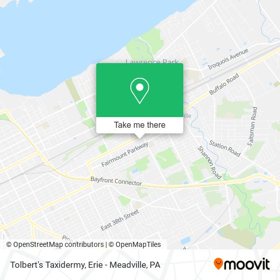 Tolbert's Taxidermy map