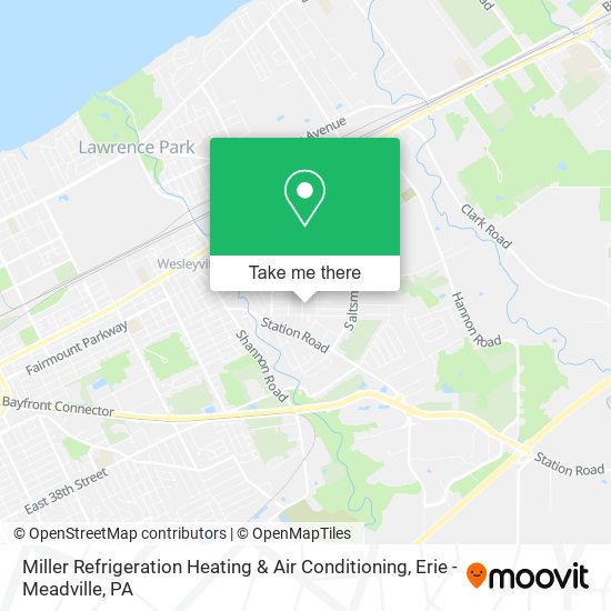 Mapa de Miller Refrigeration Heating & Air Conditioning
