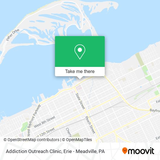 Addiction Outreach Clinic map