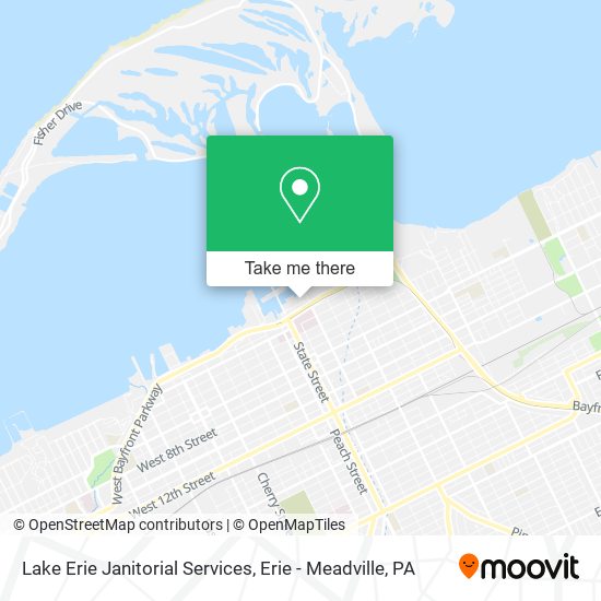 Mapa de Lake Erie Janitorial Services