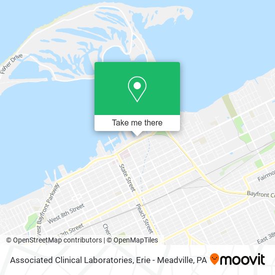 Associated Clinical Laboratories map