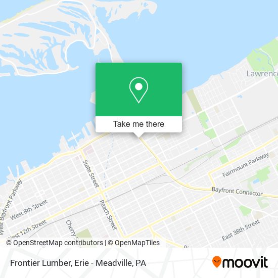 Frontier Lumber map