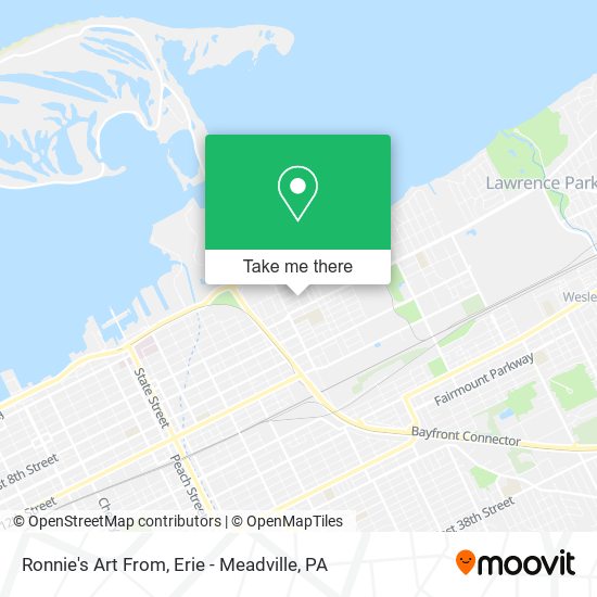Ronnie's Art From map