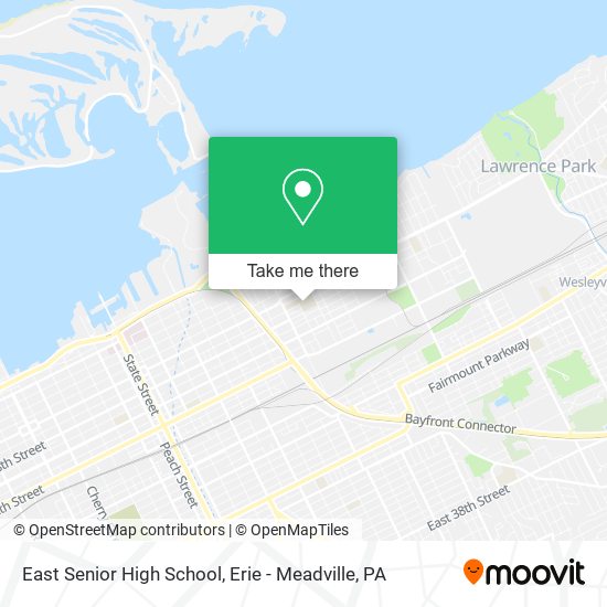 East Senior High School map