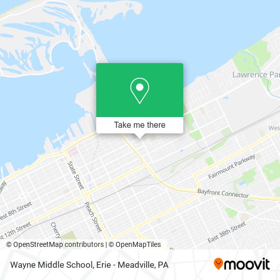 Wayne Middle School map