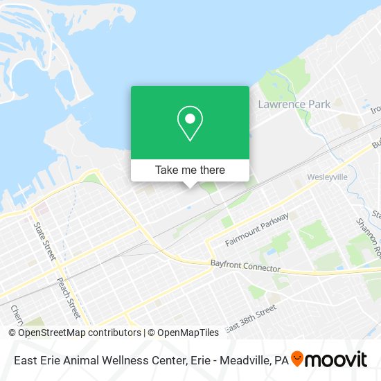 East Erie Animal Wellness Center map