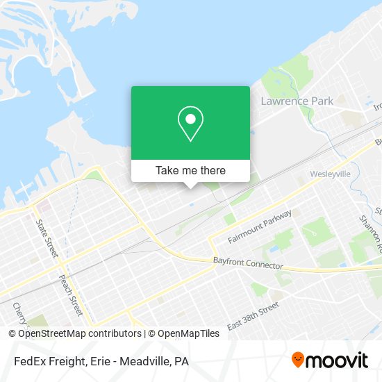 FedEx Freight map