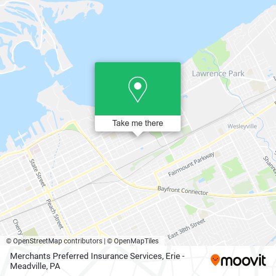 Merchants Preferred Insurance Services map