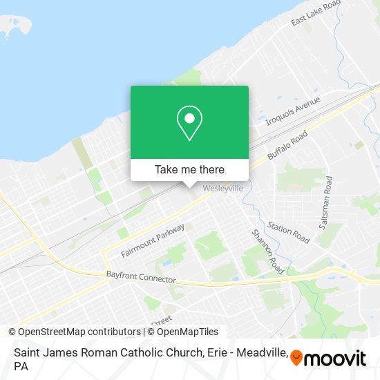 Saint James Roman Catholic Church map
