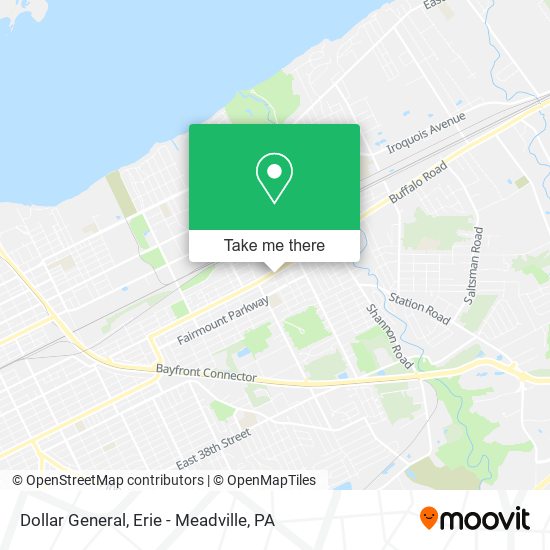 Mapa de Dollar General