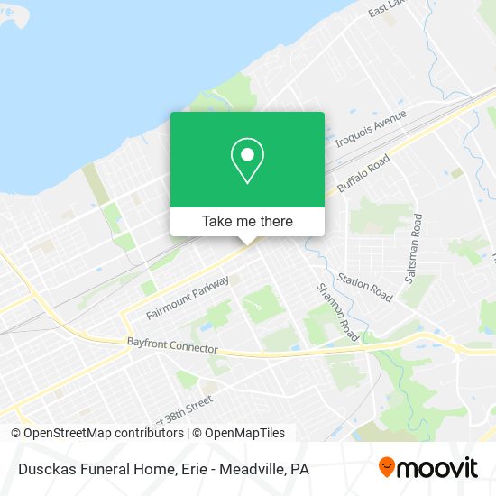 Mapa de Dusckas Funeral Home